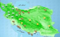 هواشناسی 1404/09/22 بارش در استانه‌های غربی و جنوبی کشور