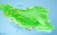 هواشناسی 1404/06/24 تداوم بارش باران در نیمه شمالی کشور 