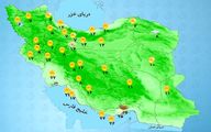 هواشناسی 1404/07/06 افزایش نسبی دما در اکثر مناطق کشور