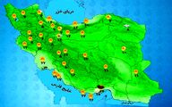 هواشناسی 1404/07/06 افزایش نسبی دما در اکثر مناطق کشور