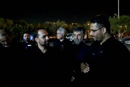 پذیرایی از زائران آقای شهید ایران در میدان مرکزی میوه و تره‌بار
