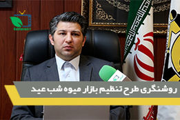 روشنگری طرح تنظیم بازار میوه شب عید