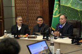 نشست خبری وزیر جهاد کشاورزی با حضور خبرنگاران رسانه‌‌های داخلی و خارجی