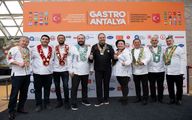 مدال‌آوران قنادی در گاسترو آنتالیا 2025 معرفی شدند