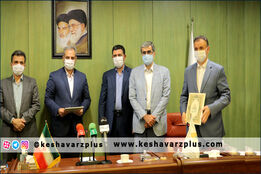 مراسم امضای تفاهم نامه سه جانبه مابین وزارت جهاد کشاورزی، سازمان نظام مهندسی کشاورزی و منابع طبیعی کشور و صندوق کارآفرینی امید