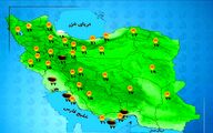 هواشناسی 1404/08/10 افزایش دما در مناطق شمالی کشور
