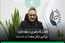 فقدان نگاه راهبردی در مقوله تجارت بزرگترین چالش های صنعت آجیل،خشکبار و ادویه