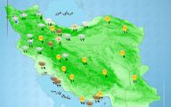 هواشناسی 1404/08/25 تداوم بارش در استان‌های غربی 

