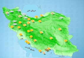 کاهش محسوس دما در استان‌های ساحلی خزر