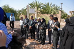 بازدید خبرنگاران از قنات‌های جهانی بم