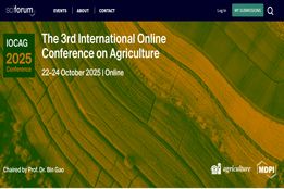 سومین کنفرانس بین‌المللی آنلاین کشاورزی؛ گفت‌وگوی جهانی درباره آینده هوشمند کشاورزی