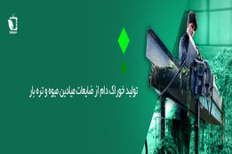 تولید خوراک دام از ضایعات میدان میوه و تره بار