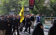 حضور غلامرضا نوری قزلجه وزیر جهادکشاورزی در مراسم تشییع شهدا